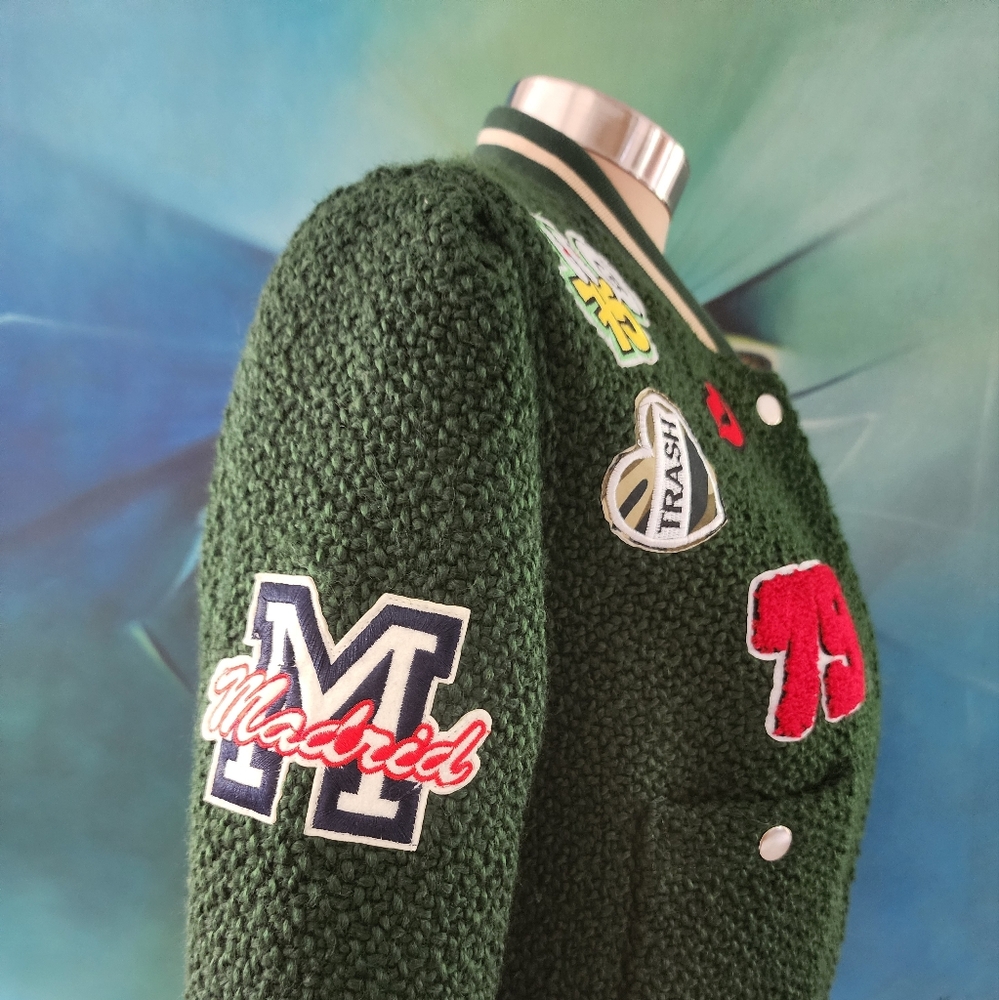 Jacket | Patch Varsity Bomber Jacket - image 5